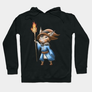 Black mage cat Hoodie